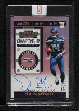 2019 Panini Contenders - [Base] - Championship Ticket #110.1 - Rookie Ticket RPS - DK Metcalf /25 [Uncirculated]
