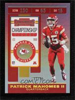 Season Ticket - Patrick Mahomes II #/99