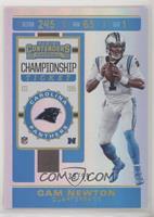 Season Ticket - Cam Newton #/99