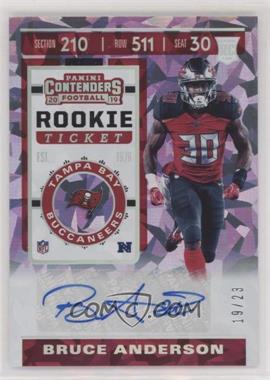 2019 Panini Contenders - [Base] - Cracked Ice #191 - Rookie Ticket - Bruce Anderson /23