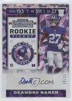 Rookie Ticket Variation - Deandre Baker #/23