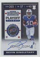 Rookie Ticket RPS - Devin Singletary #/99