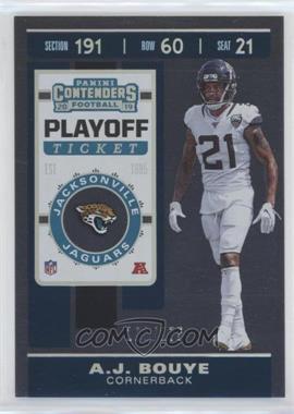 2019 Panini Contenders - [Base] - Playoff Ticket #38 - Season Ticket - A.J. Bouye /175