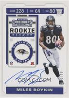 Rookie Ticket RPS - Miles Boykin #/80