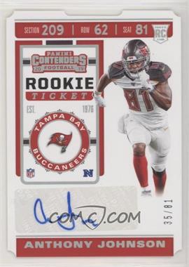 2019 Panini Contenders - [Base] - Ticket Stub #162 - Rookie Ticket - Anthony Johnson /81