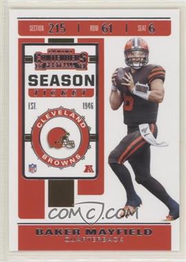 2019 Panini Contenders - [Base] #18 - Season Ticket - Baker Mayfield