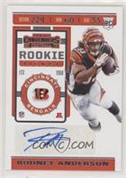 Rookie Ticket - Rodney Anderson