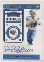 Rookie Ticket Variation - David Blough