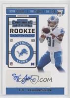 Rookie Ticket - Ty Johnson