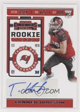 2019 Panini Contenders - [Base] #293 - Rookie Ticket - Tanner Hudson