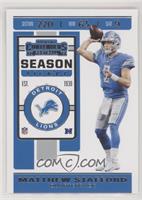 Season Ticket - Matthew Stafford