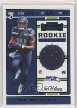 2019 Panini Contenders - Rookie Ticket Swatches #RTS-10 - DK Metcalf