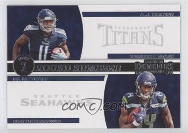 2019 Panini Contenders - Round Numbers #RN-MB - A.J. Brown, DK Metcalf