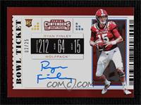 RPS College Ticket - Ryan Finley #/25