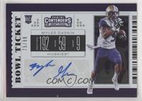 College Ticket - Myles Gaskin (Two Feet Visible) #/99