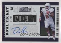 College Ticket - Devin Singletary (White Shoes) #/99