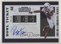 College Ticket Variation - Devin Singletary (Red Shoes) #/99