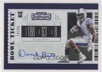 College Ticket - Derrick Baity Jr. #/99