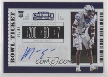 2019 Panini Contenders Draft Picks - [Base] - Bowl Ticket #299 - College Ticket - Mike Edwards /99