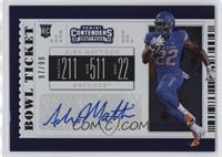 College Ticket - Alexander Mattison #/99