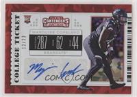 College Ticket - Marquise Copeland #/23