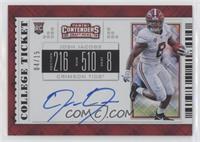 RPS College Ticket Variation A - Josh Jacobs #/15