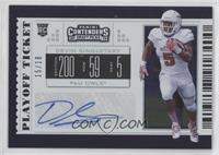 College Ticket - Devin Singletary (White Shoes) #/18