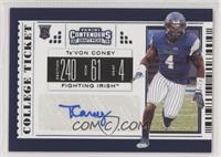 College Ticket - Te'Von Coney