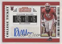 College Ticket - D'Andre Walker [EX to NM]