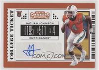 College Ticket - Jaquan Johnson [EX to NM]