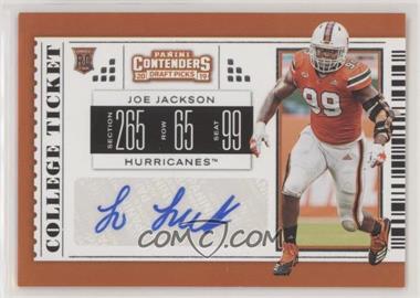 2019 Panini Contenders Draft Picks - [Base] #238 - College Ticket - Joe Jackson