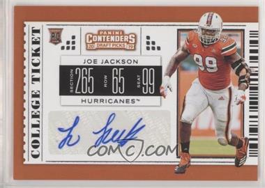 2019 Panini Contenders Draft Picks - [Base] #238 - College Ticket - Joe Jackson