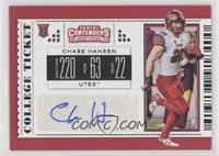 College Ticket - Chase Hansen [EX to NM]