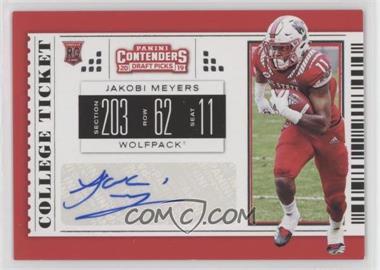 2019 Panini Contenders Draft Picks - [Base] #302 - College Ticket - Jakobi Meyers