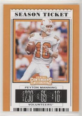 2019 Panini Contenders Draft Picks - [Base] #80 - Season Ticket - Peyton Manning