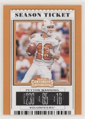 2019 Panini Contenders Draft Picks - [Base] #80 - Season Ticket - Peyton Manning