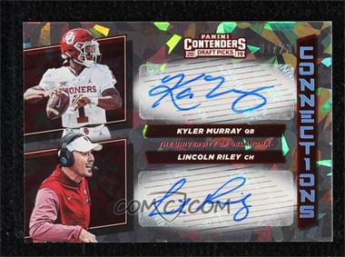 2019 Panini Contenders Draft Picks - Collegiate Connections Signatures - Cracked Ice #17 - Kyler Murray, Lincoln Riley /23