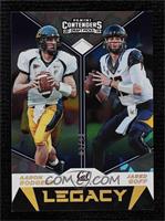 Aaron Rodgers, Jared Goff #/23