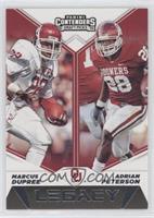 Adrian Peterson, Marcus Dupree