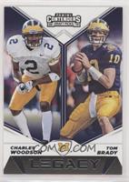 Tom Brady, Charles Woodson