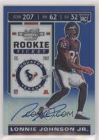 Rookie Ticket - Lonnie Johnson Jr. #/75