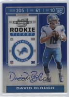 Rookie Ticket - David Blough #/75