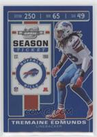 Season Ticket - Tremaine Edmunds #/99