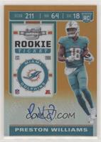 Rookie Ticket - Preston Williams #/50