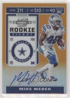 Rookie Ticket - Mike Weber #/50