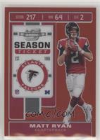 Season Ticket - Matt Ryan #/199