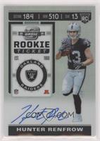 Holo Prizm Rookie Ticket RPS Autographs - Hunter Renfrow