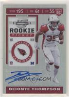 Holo Prizm Rookie Ticket Autographs - Deionte Thompson