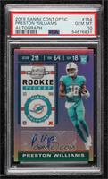 Holo Prizm Rookie Ticket Autographs - Preston Williams [PSA 10 GEM&nb…