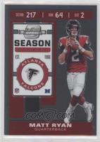 Season Ticket - Matt Ryan